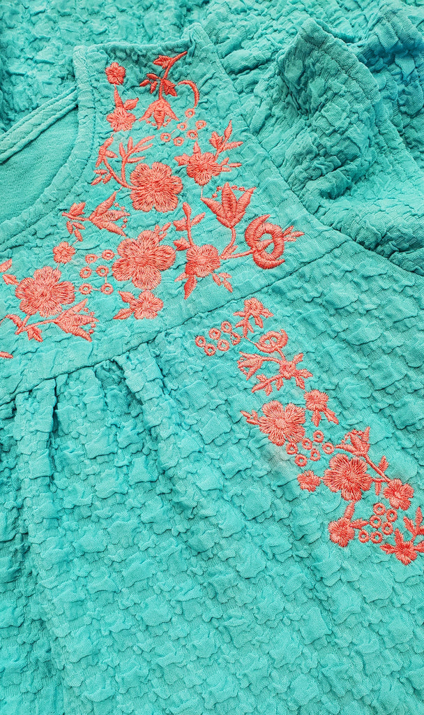 Althea Embroidered Babdoll Dress