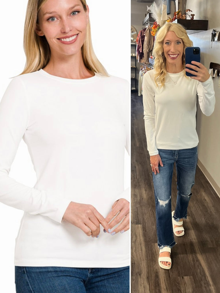 Kari Perfect Long Sleeve - Crewneck