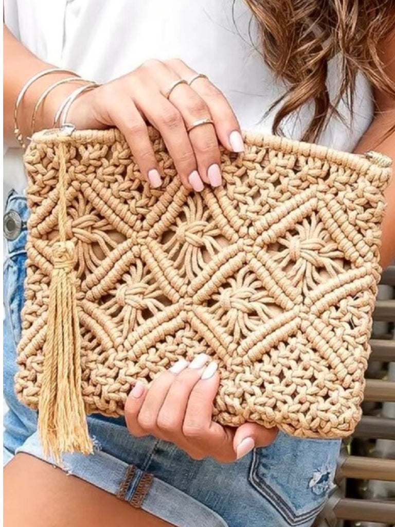 Tracey Knit Clutch