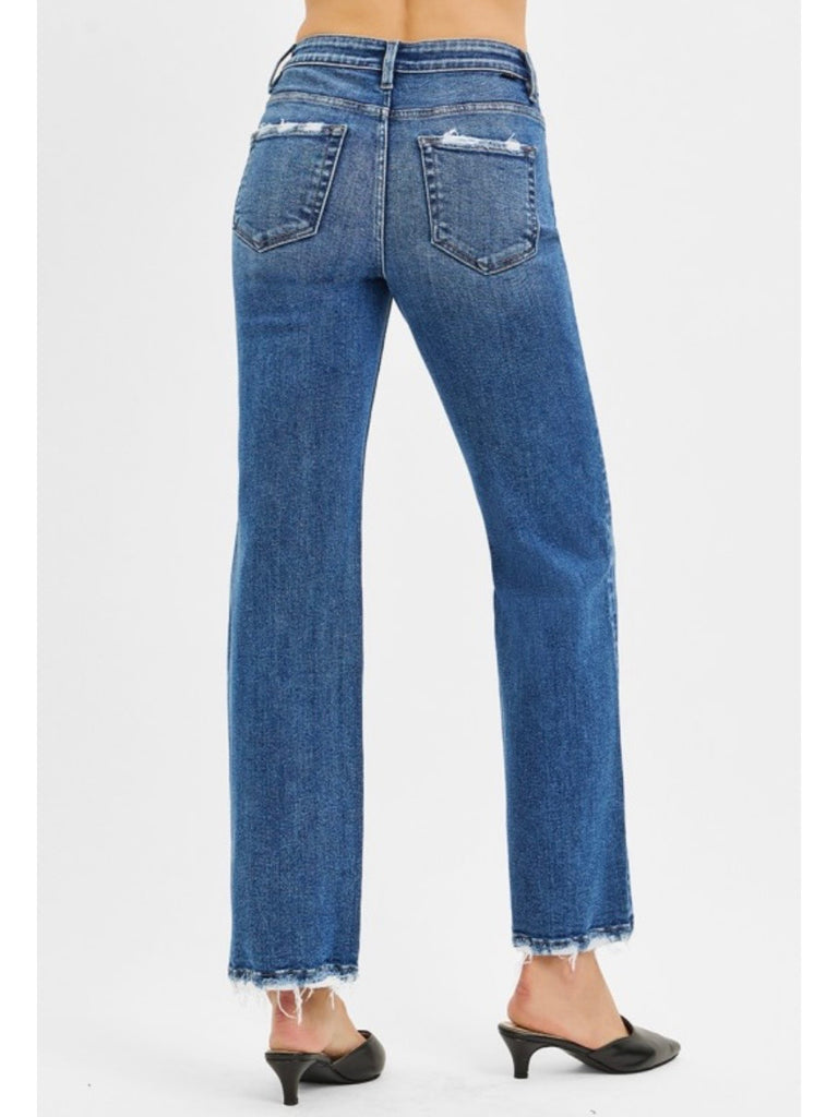 Kassie High-Rise Straight Denim