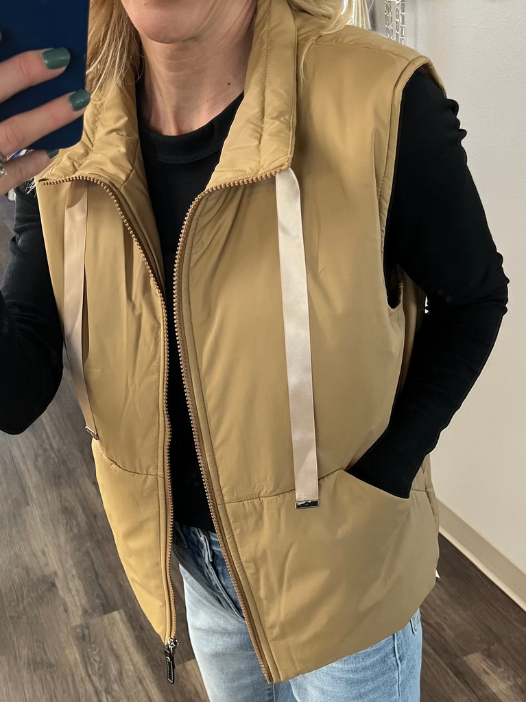 Jadyn Vest - Taupe