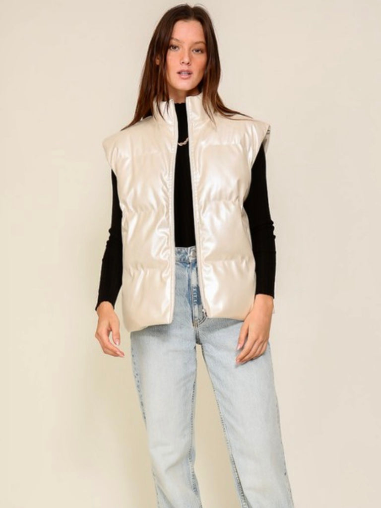 Emory Ivory Pearl Vest