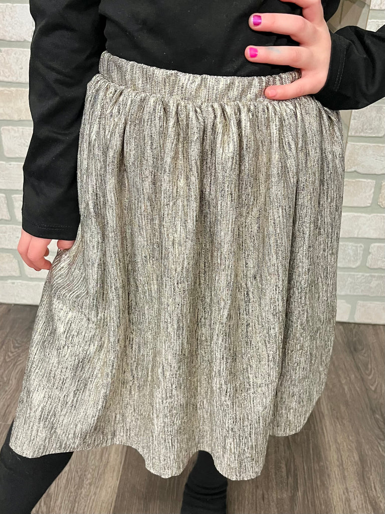 Tori Metallic Skirt - KIDS