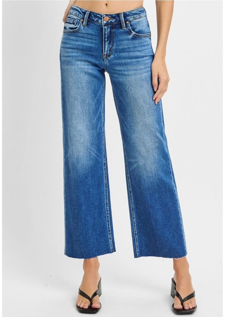 Chloe Mid-Rise Ankle Crop Denim