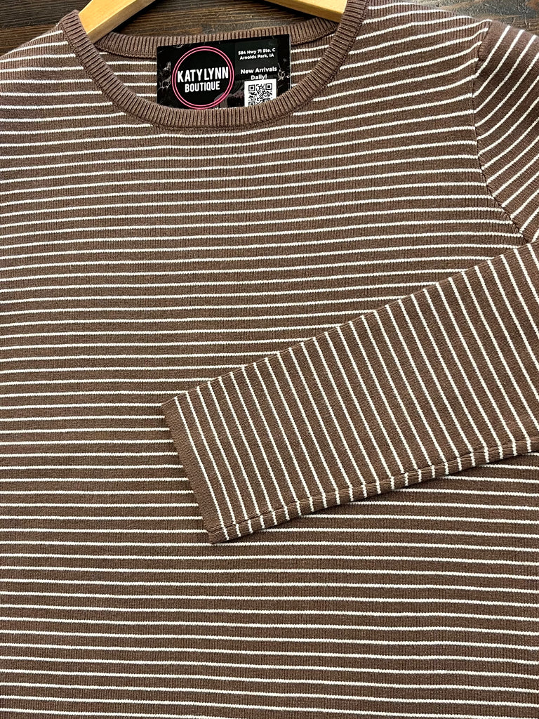 Mindie Lightweight Sweater - Mocha