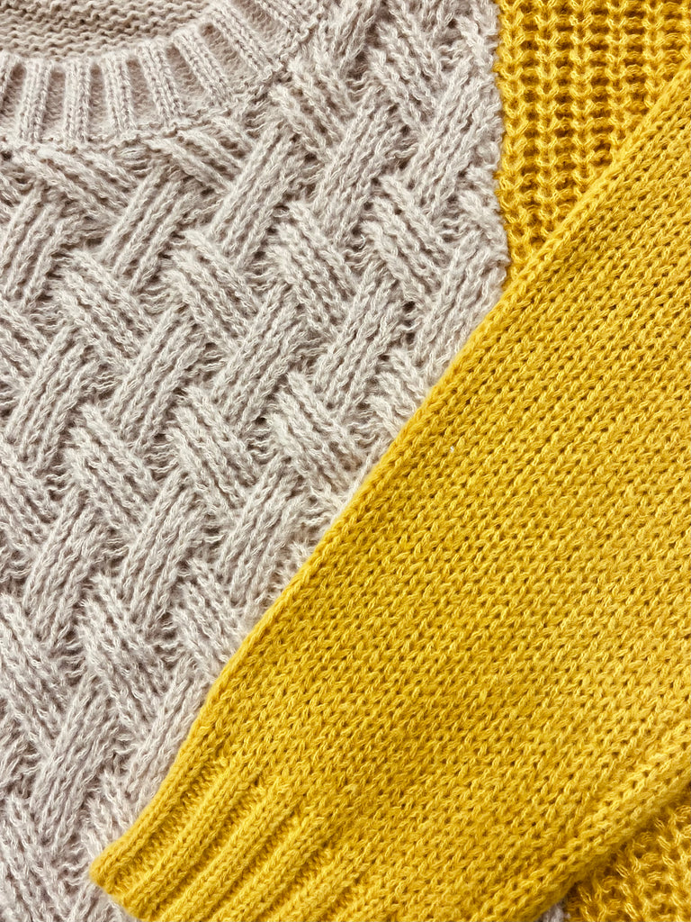 Janessa Block Knit Sweater