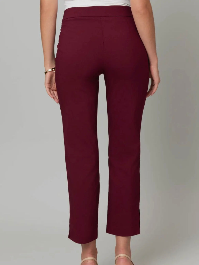 Kristi Stretch Dress Pant - Burgundy