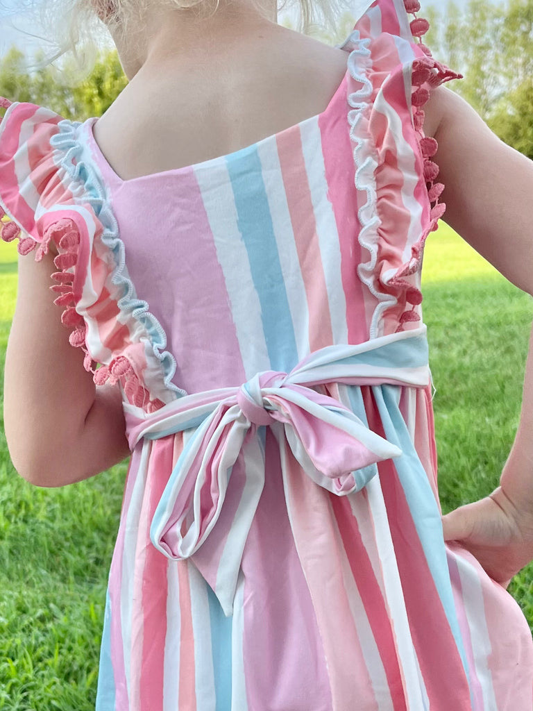Katie Striped Kids Dress - KIDS