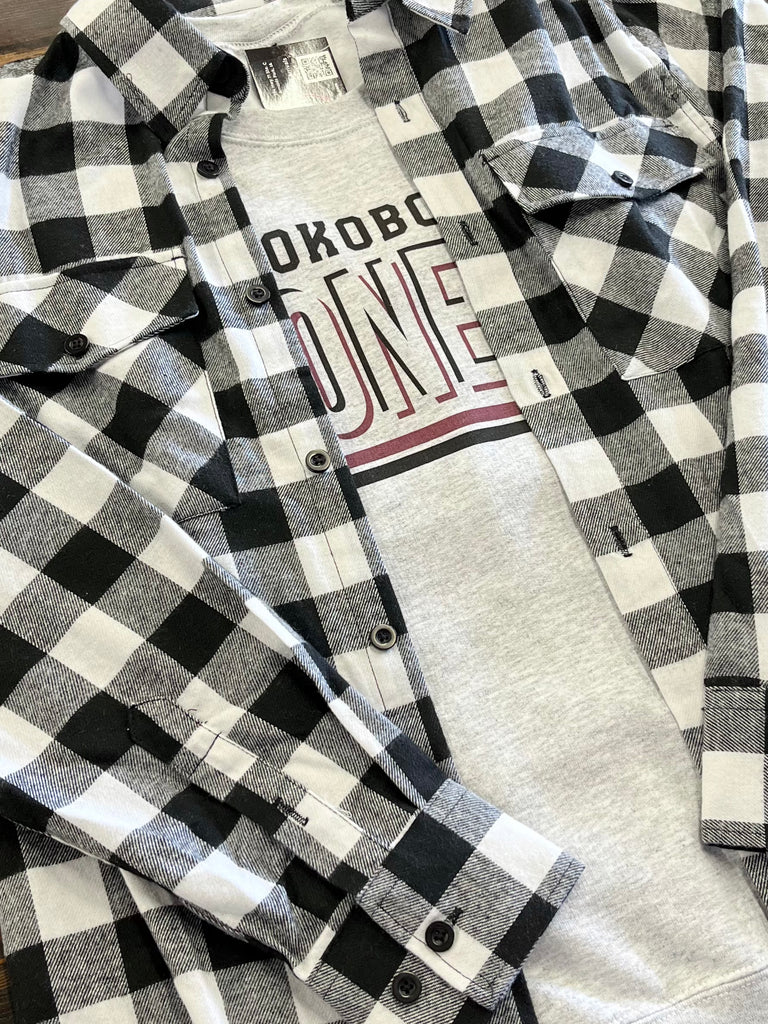 Buffalo Plaid Button Up - Adults