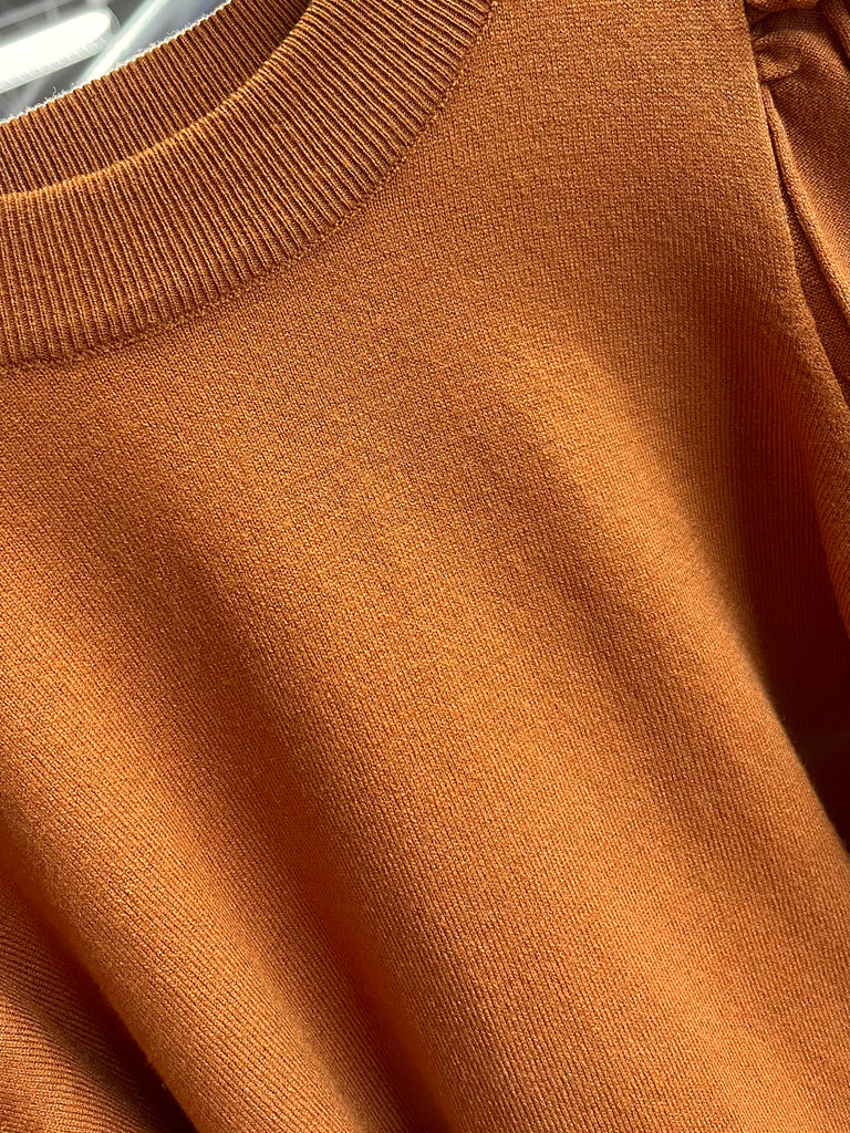 Shaylee Mock Sleeve - Carmel