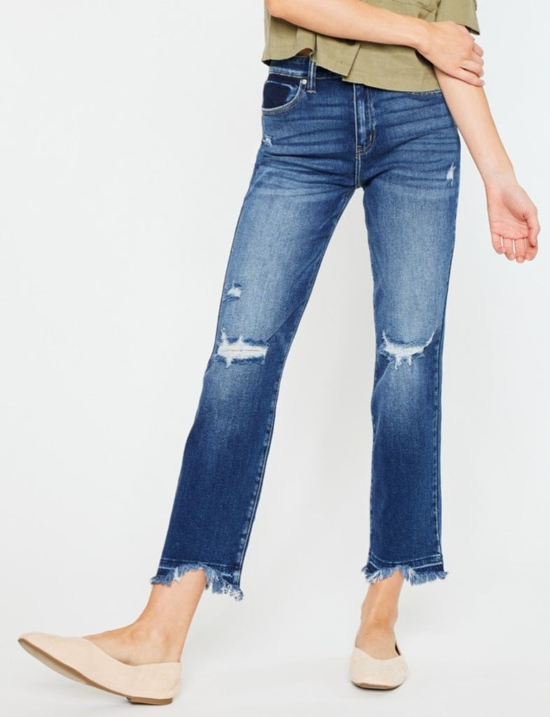 Tristan High-Rise Slim Straight