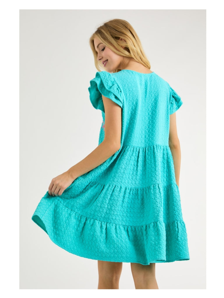 Althea Embroidered Babdoll Dress
