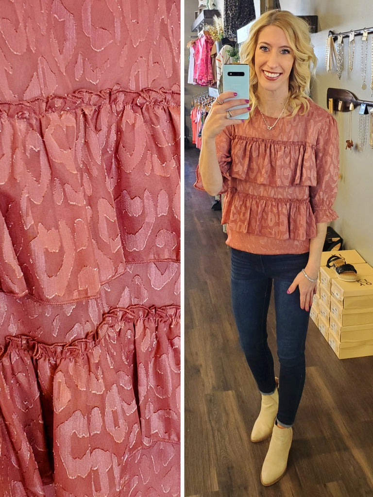 Kim Tiered Ruffle Top