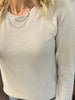 Sonya Long Sleeve Waffle Knit - Latte