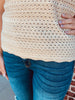 Vaeda Crochet Tank - Mocha