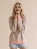 Jennie Oversized Crewneck - Peach