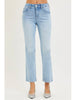 Jackie High-Rise Crop Straight Denim