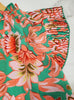 Sasha Watermelon Floral Blouse with Tie