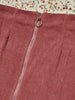 Bristol Zipper Corduroy Skirt - Orchid