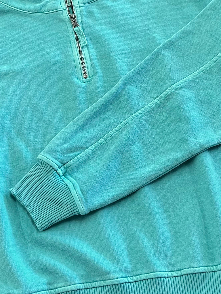 Bea Quarter Zip - Turquoise