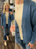 Corinne Knit Cardi - Blue