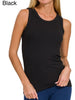 Callie Ribbed Tank - Multi