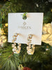 Betsie Baguette Rhinestone Hoops