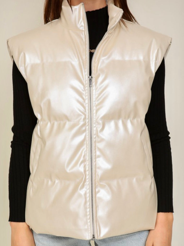 Emory Ivory Pearl Vest