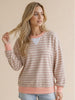 Jennie Oversized Crewneck - Peach