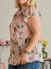 Sandy Floral Blouse - PLUS