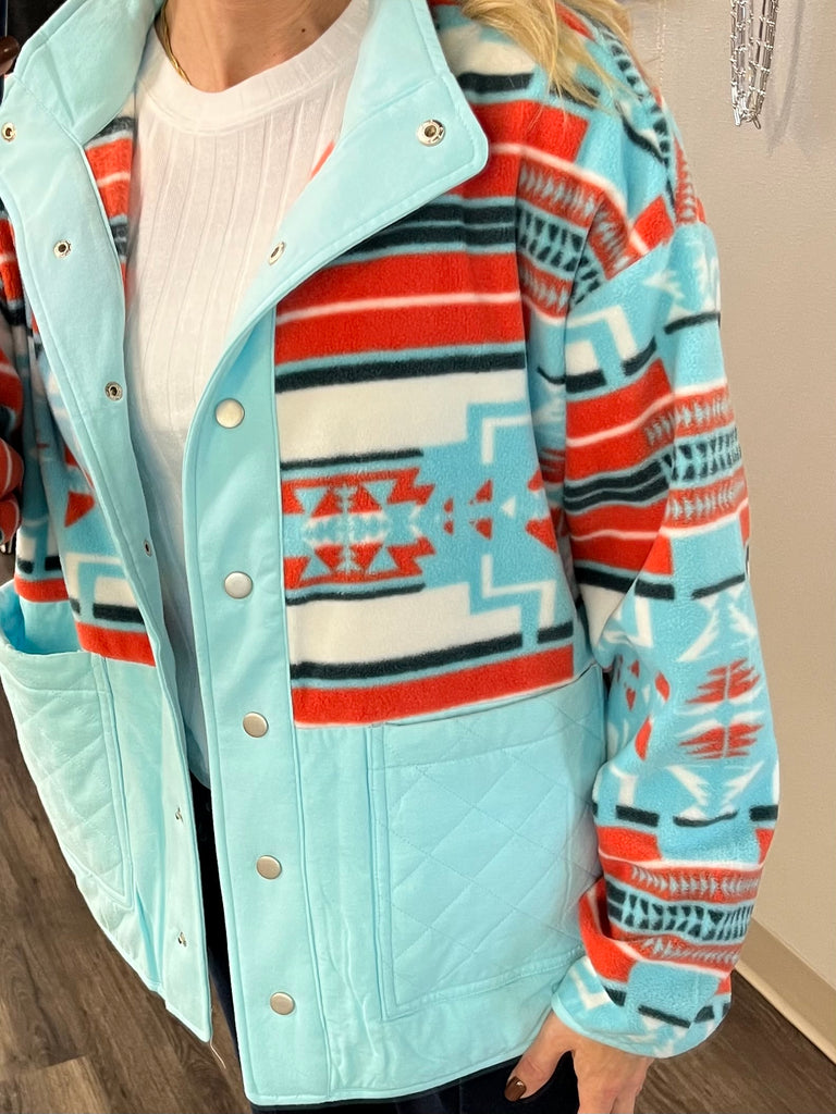 Audi Aztec Jacket - Blue