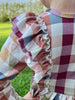 Blake Plaid Ruffle Dress - Kids