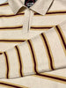 Trinity Collared Sweater - Gold/Burgundy