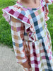 Blake Plaid Ruffle Dress - Kids
