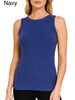 Callie Ribbed Tank - Multi