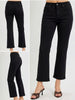 Michelle Black Straight Crops