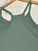 Overall Dress with Romper Lining - Sage