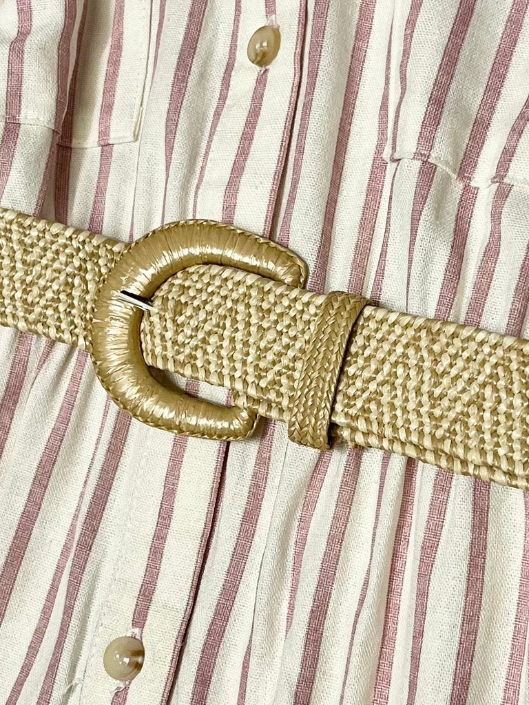Ruby Mauve Belt Dress