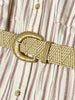 Ruby Mauve Belt Dress
