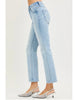 Jackie High-Rise Crop Straight Denim