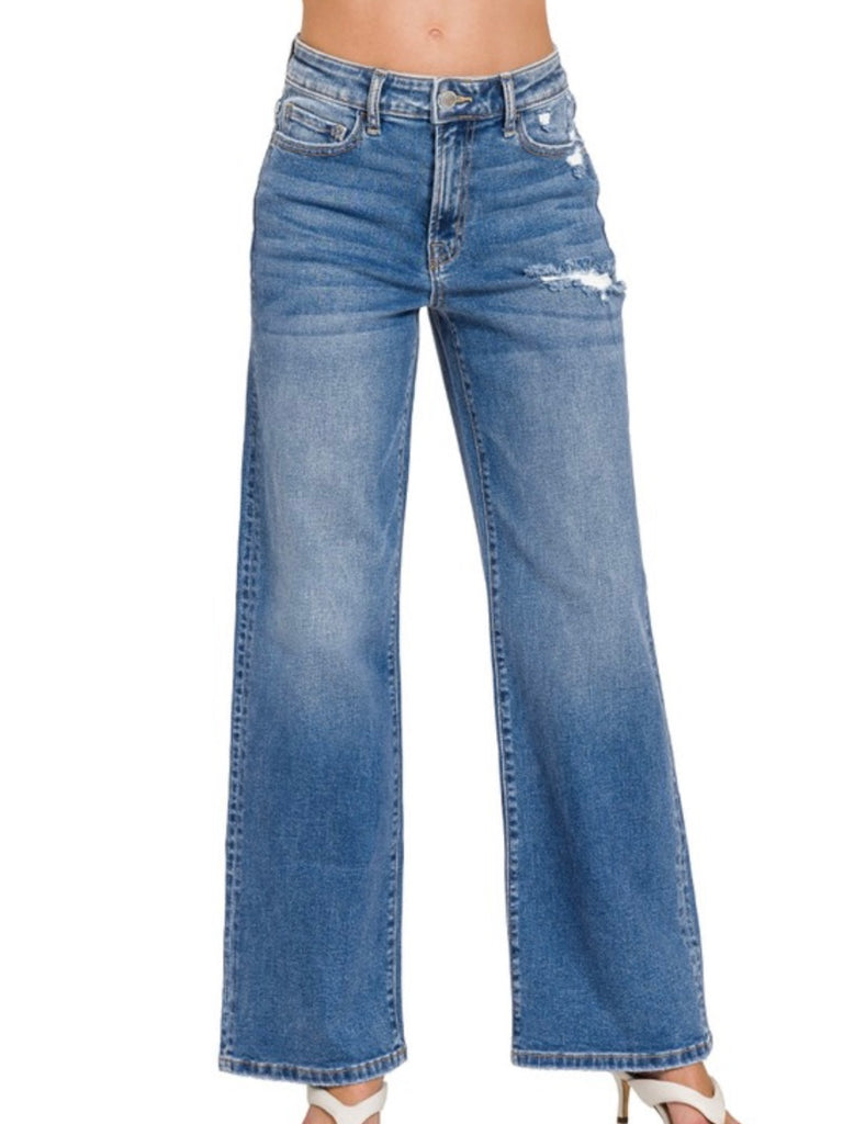 Jennie High-Rise Straight Leg Denim