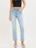 Jackie High-Rise Crop Straight Denim