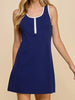 Gretta Athletic Dress - Navy