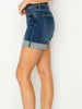 Tasha High-Rise Denim Shorts - PLUS