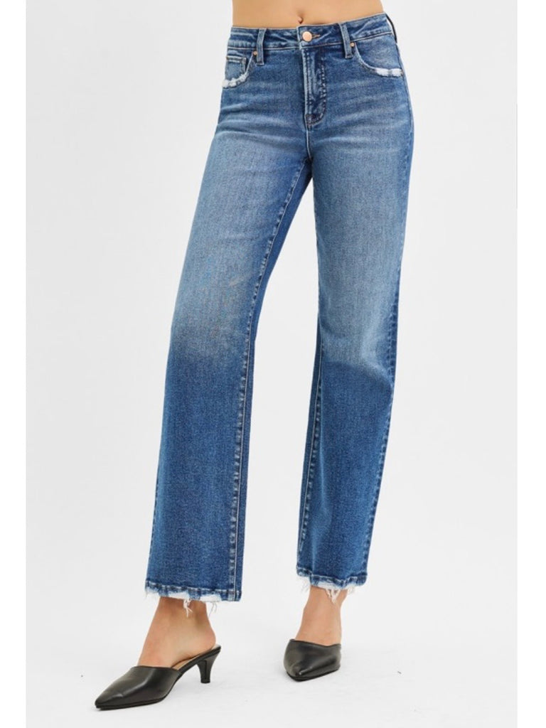 Kassie High-Rise Straight Denim