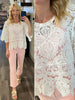 Annabelle Lace Dolman Blouse