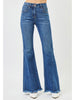 Jaymee Mid-Rise Flare with Seam Detail