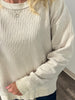Selma Oversized Crewneck - Cream