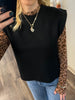 Bonnie Sweater Vest - Black