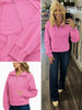 Faith 1/4 Zip - Pink